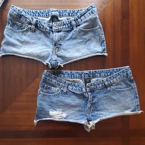 Cut Off Jean Distressed Denim Shorts Bundle
